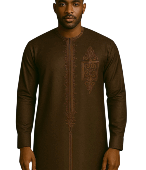 African fashion Embroidered Kaftan Design