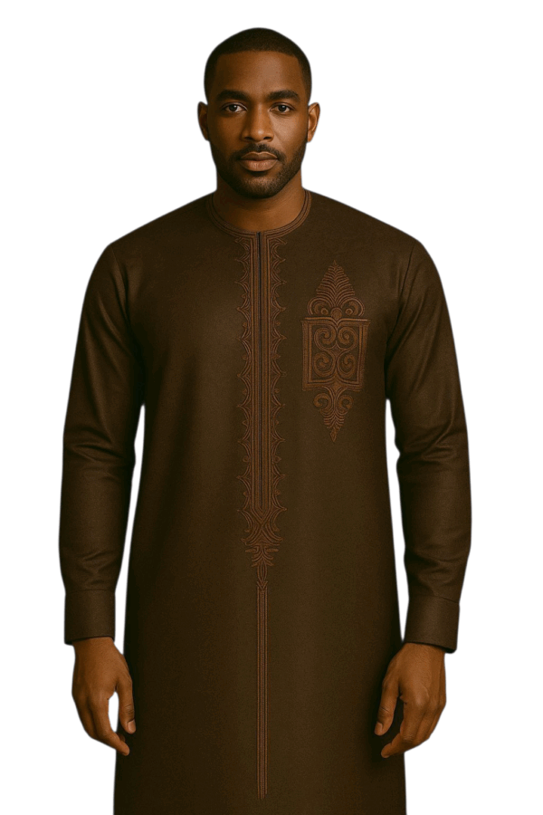African fashion Embroidered Kaftan Design